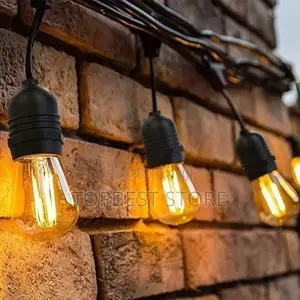 String Light 10meter 20 Lamp Holder Complete With Bulb