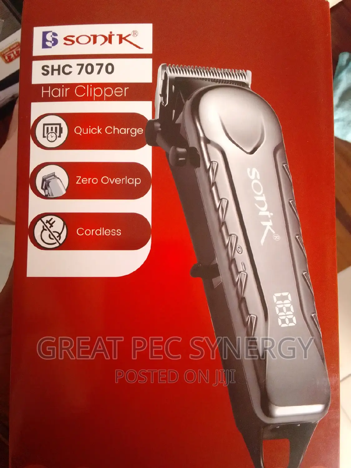 Sonik Rechargeable Clipper (Cordless)