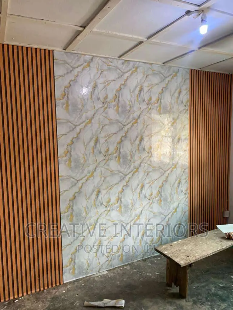 3d Exclusive Marble/Fluted Wallpaper
