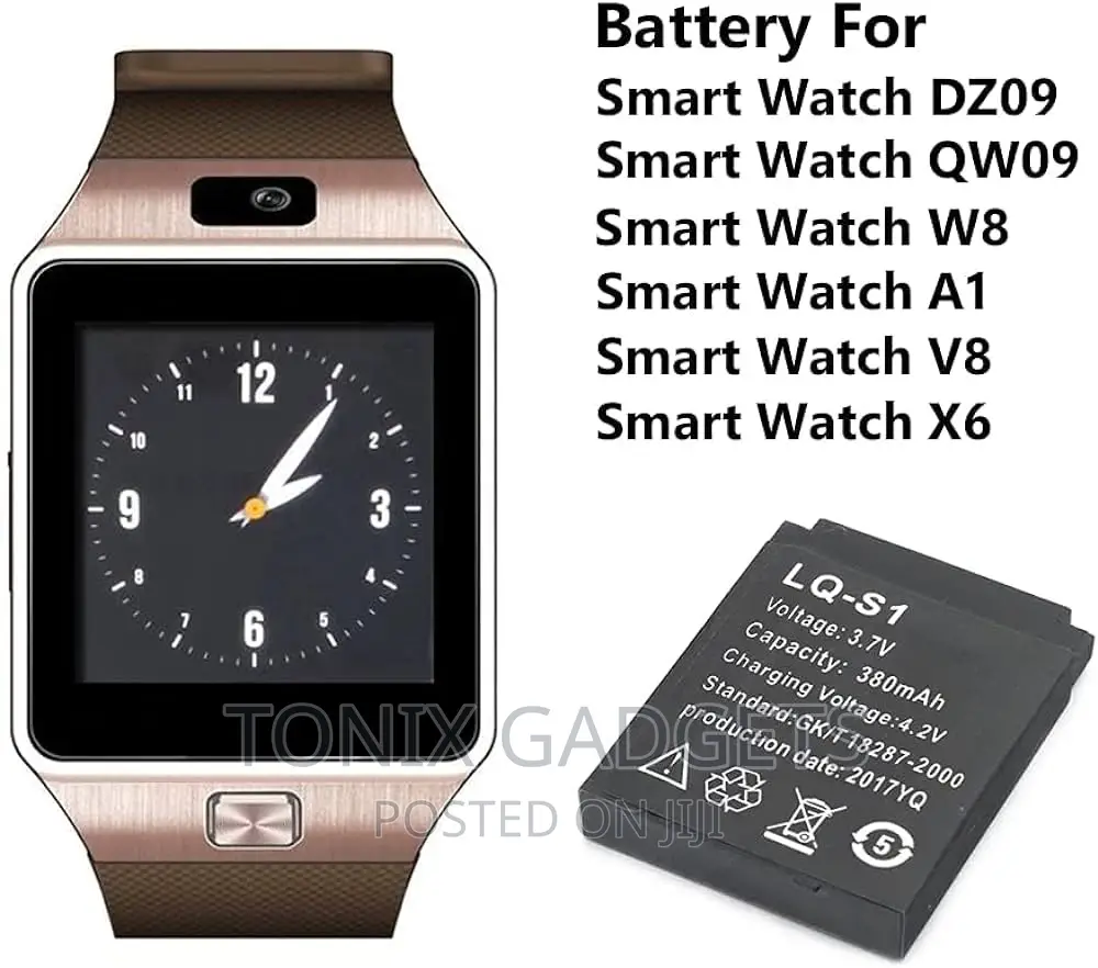 Mobile Smartwatch Replacement Battery - 380mah