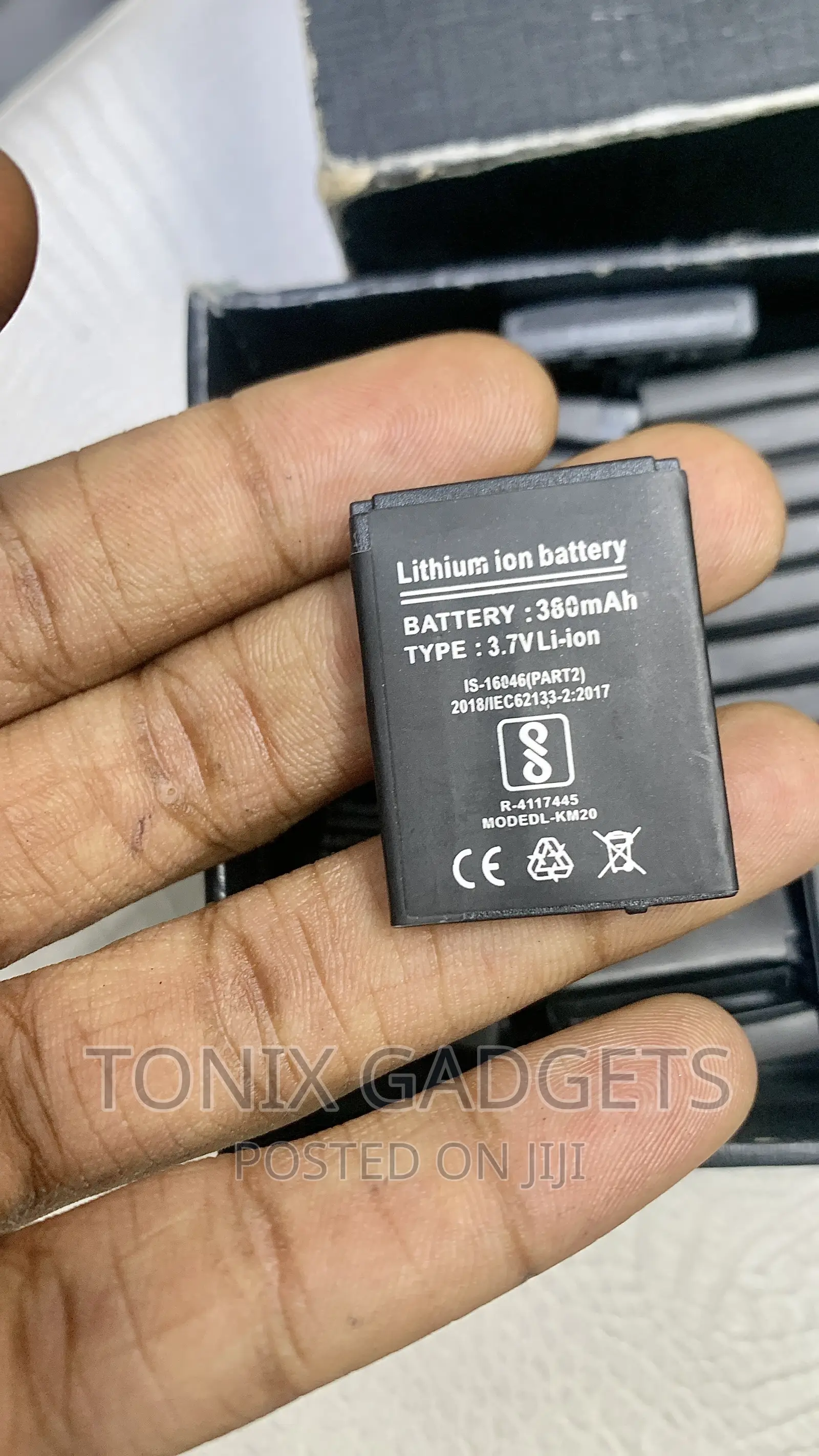 Mobile Smartwatch Replacement Battery - 380mah