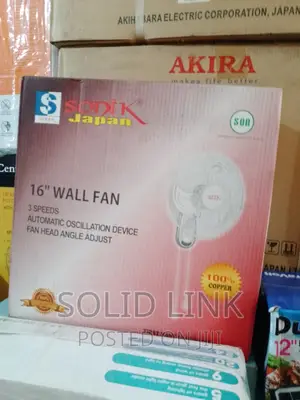 Sonik Japan 16"Wall Fan 100%Cooper