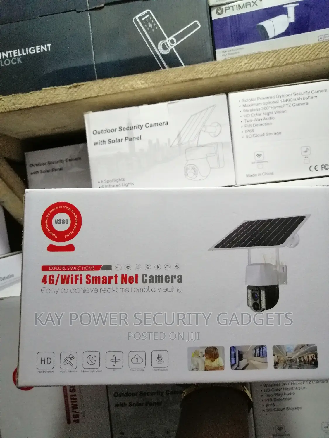 V380 4g Solar Camera