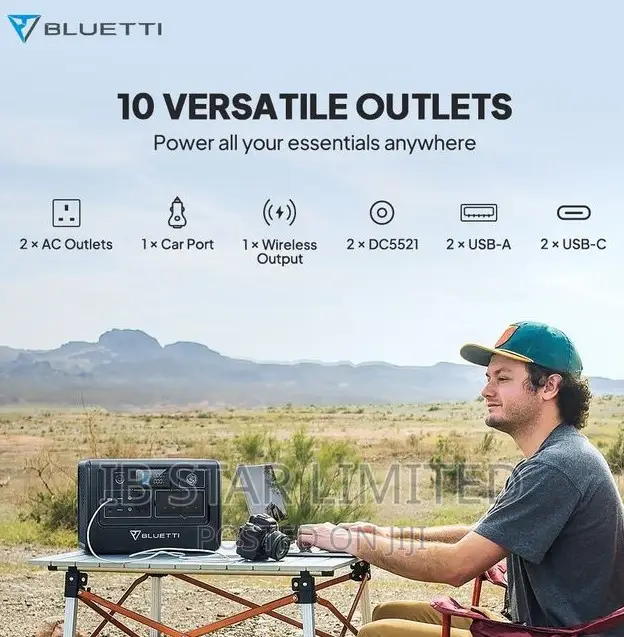 1000W BLUETTI EB70 - Run Laptops, Lights,Appliances Anywhere