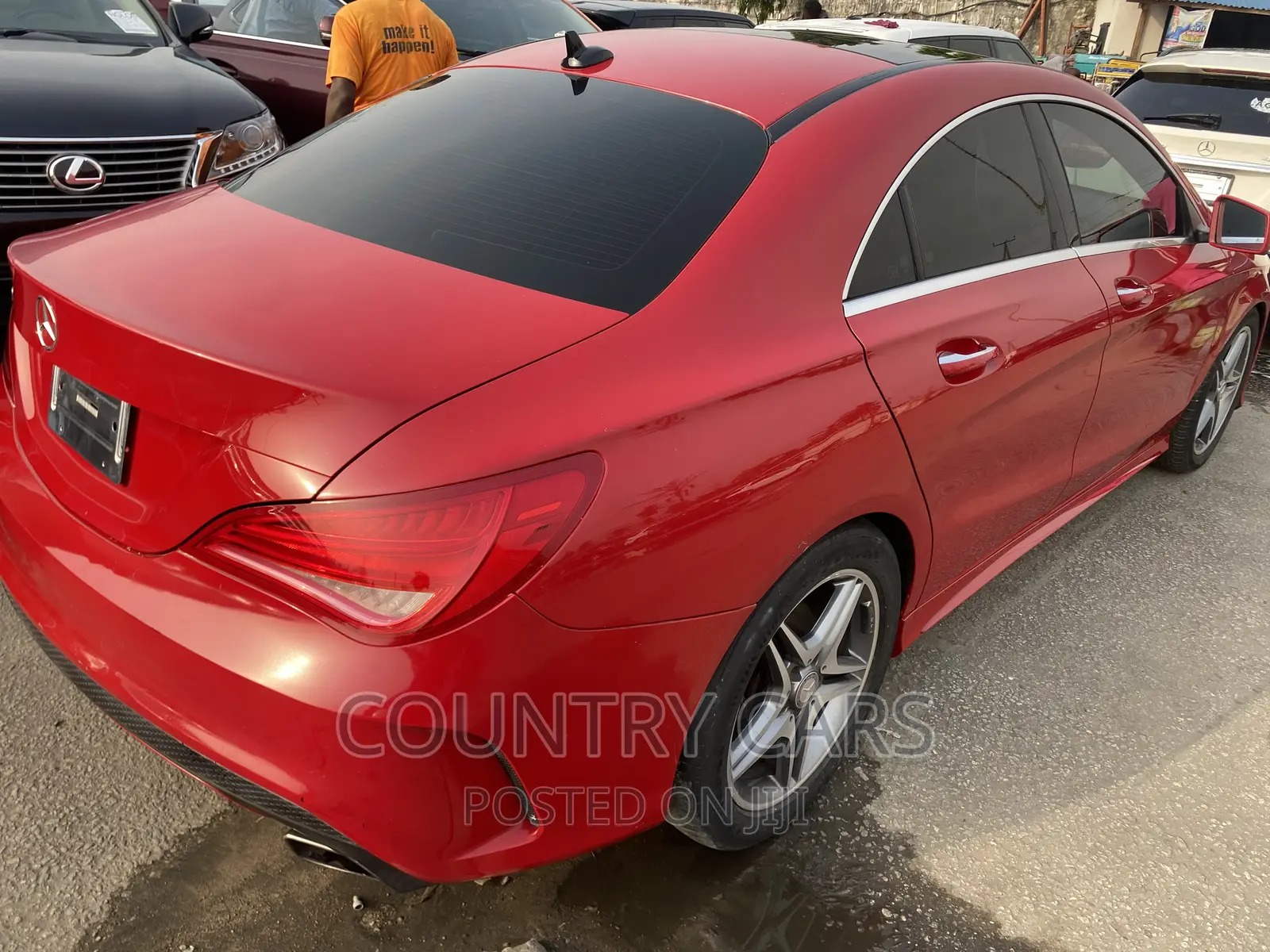 Mercedes-Benz CLA-Class CLA 250 4MATIC Sedan 2015 Red