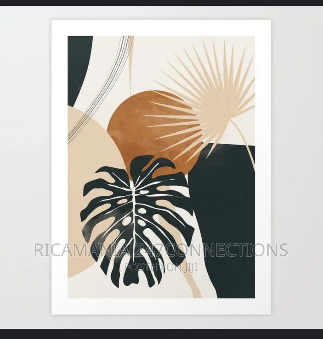 16*24 Abstract Flower Artwork