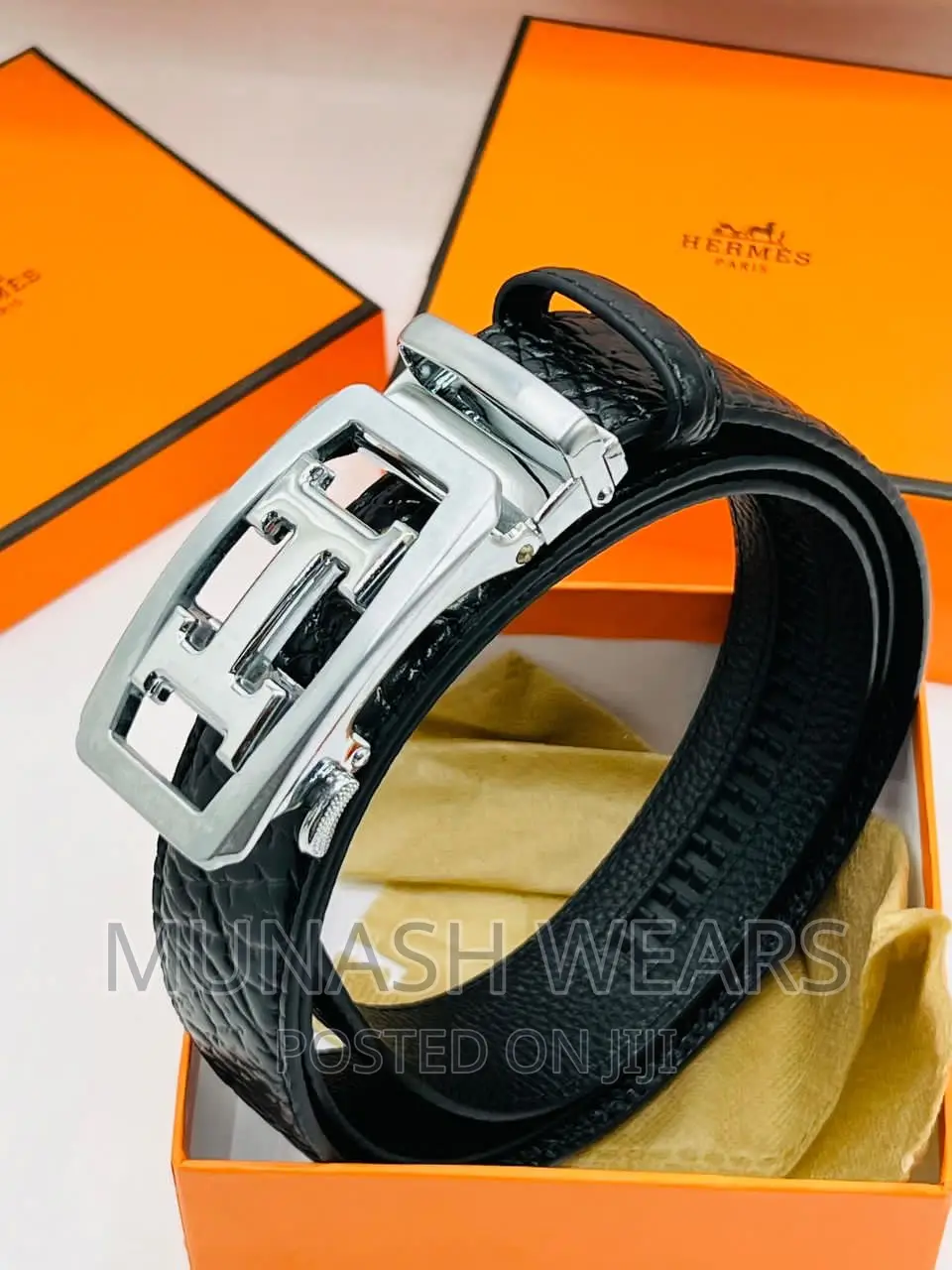 Original Hermes Leather Belt
