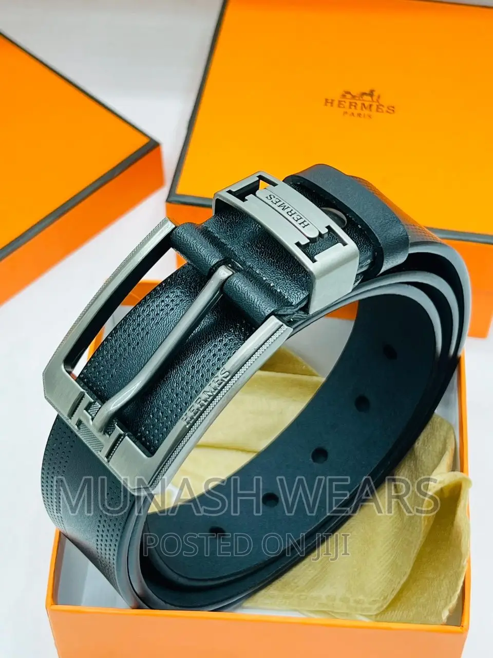 Original Hermes Leather Belt