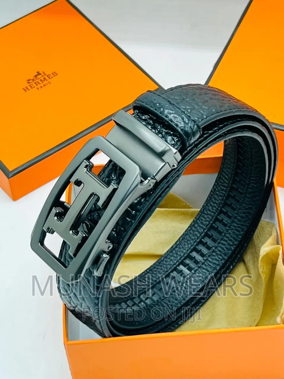 Original Hermes Leather Belt