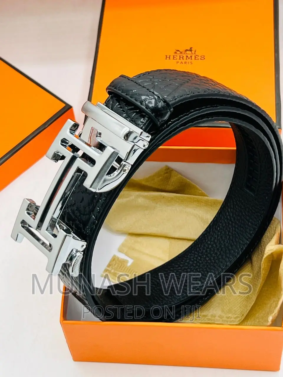 Original Hermes Leather Belt