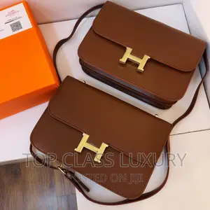 Hermes Cross Leather Bag Unisex