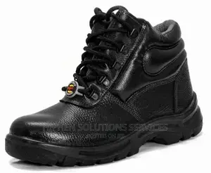 Ankle Leather Safety Shoes, For Construction Work