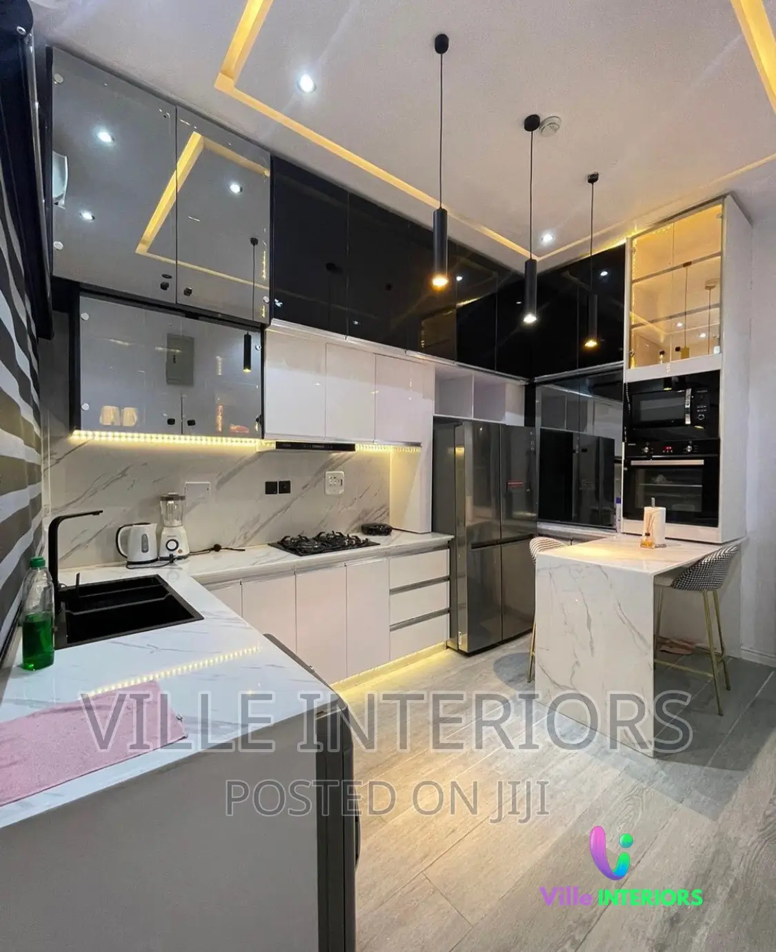 Kitchen Design , Pop Installation, Interior Decoration