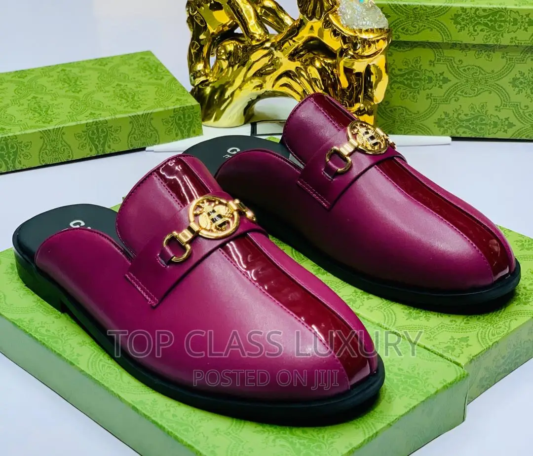 Original Gucci Men Luxury Half Shoe