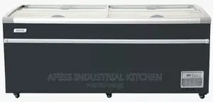 Ash Coloured Island Freezer