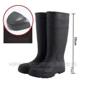 Men's Black Super Safety Gum Boot