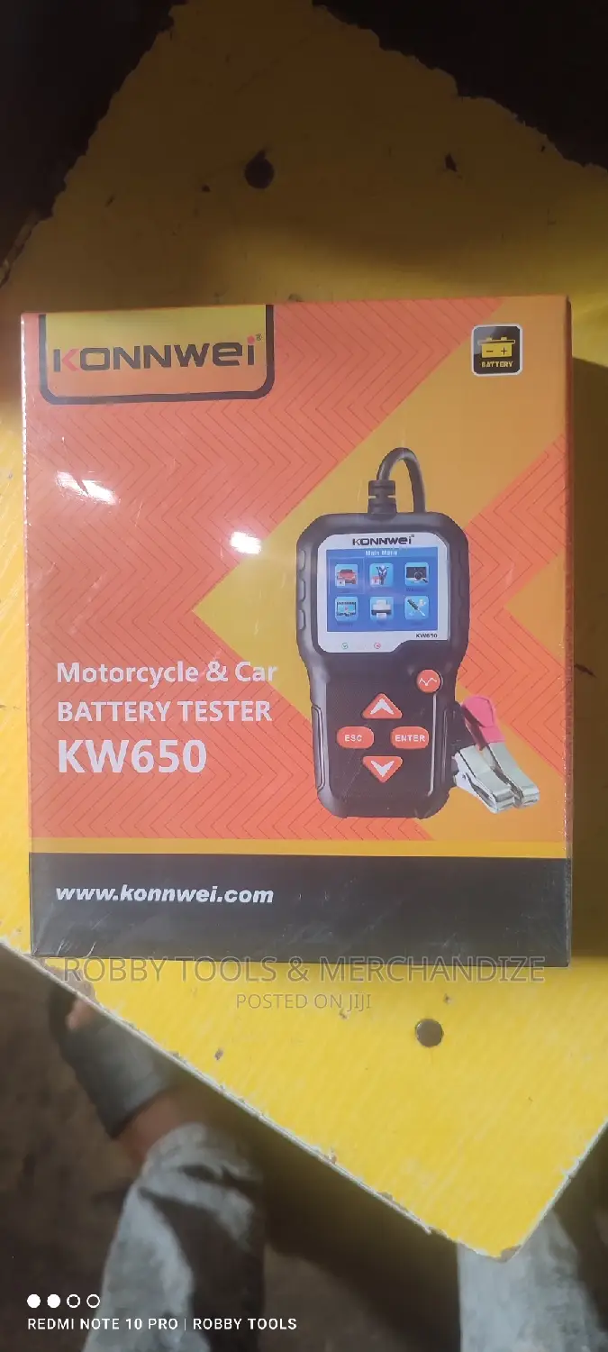 Car and Motor Cycle Battery Annalyzer