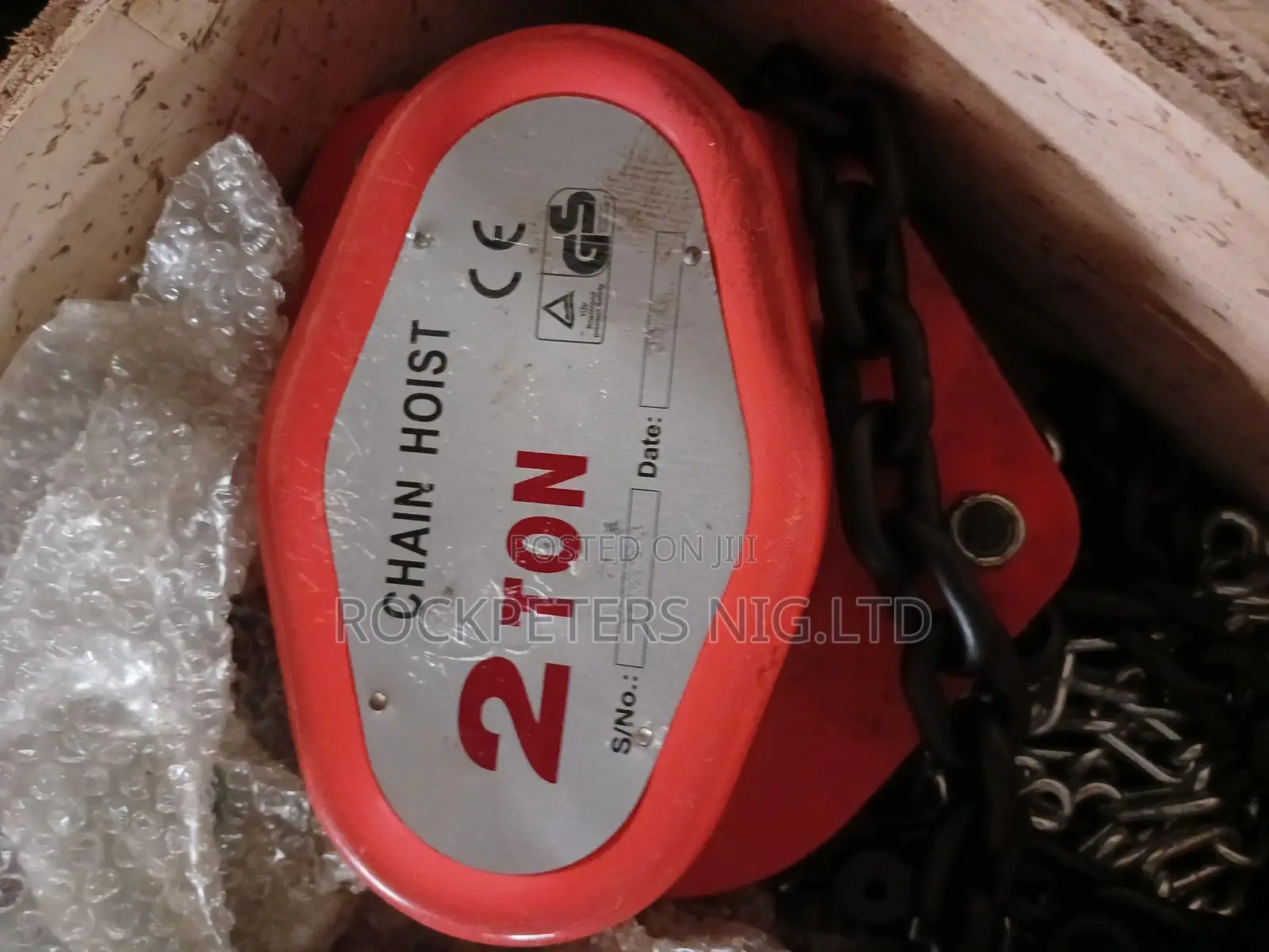 2 Ton Chain Block (With 15m Lifting Height)