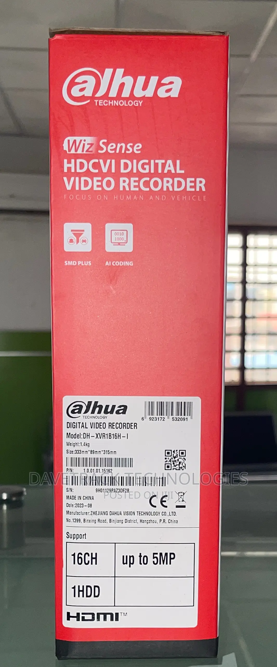 Dahua DVR 16 Channels Upto 5mp