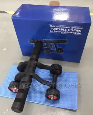 AB Roller and Push Up Bar