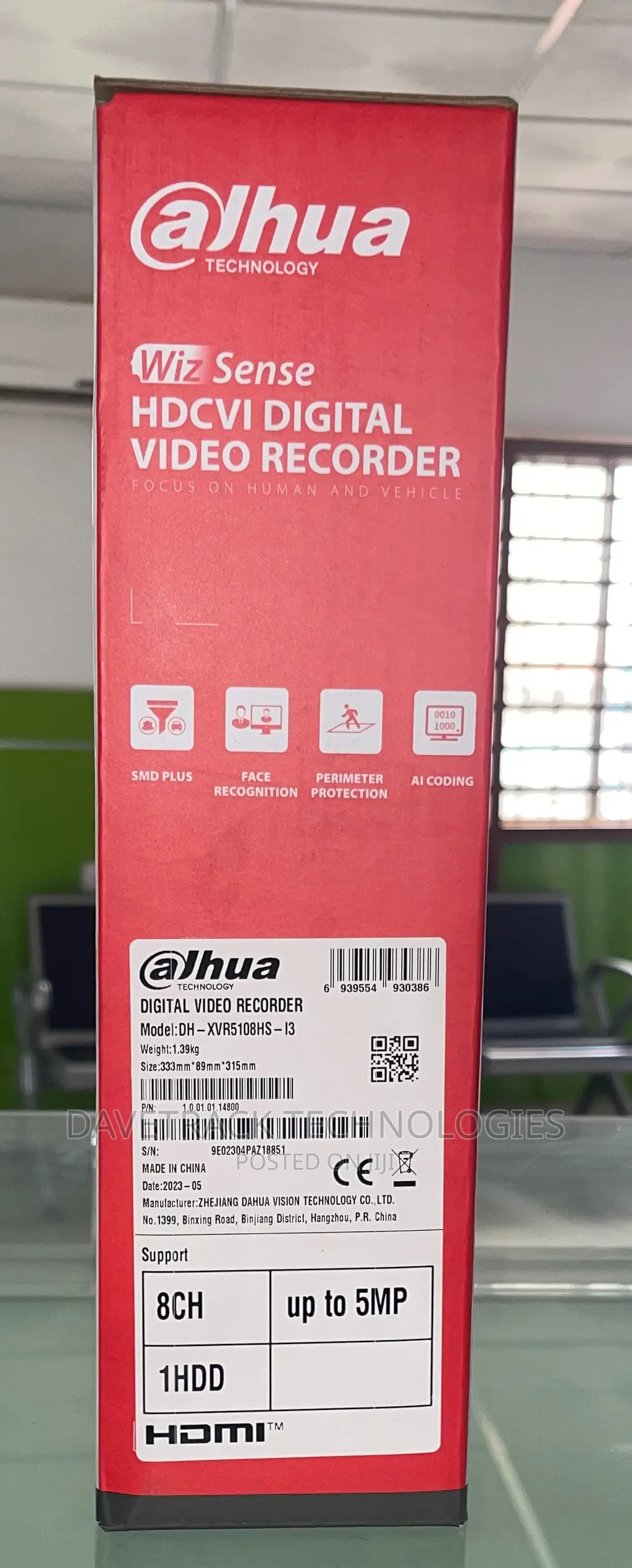 Dahua Dvr, 8 Channels Upto 5mp