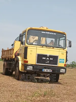 Man Diesel Tipper 1988 Yellow