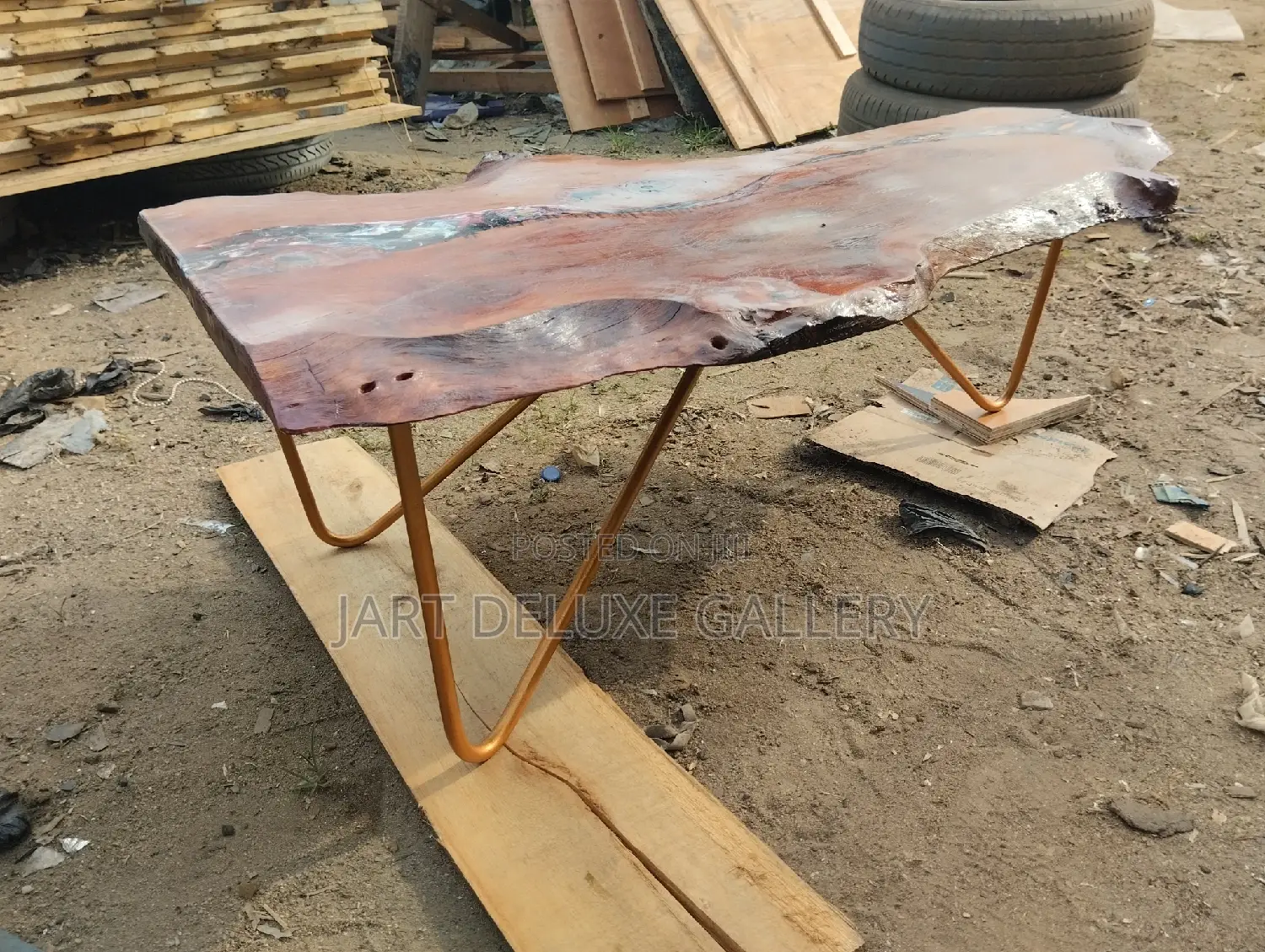 Wooden-Epoxy Coffee Table