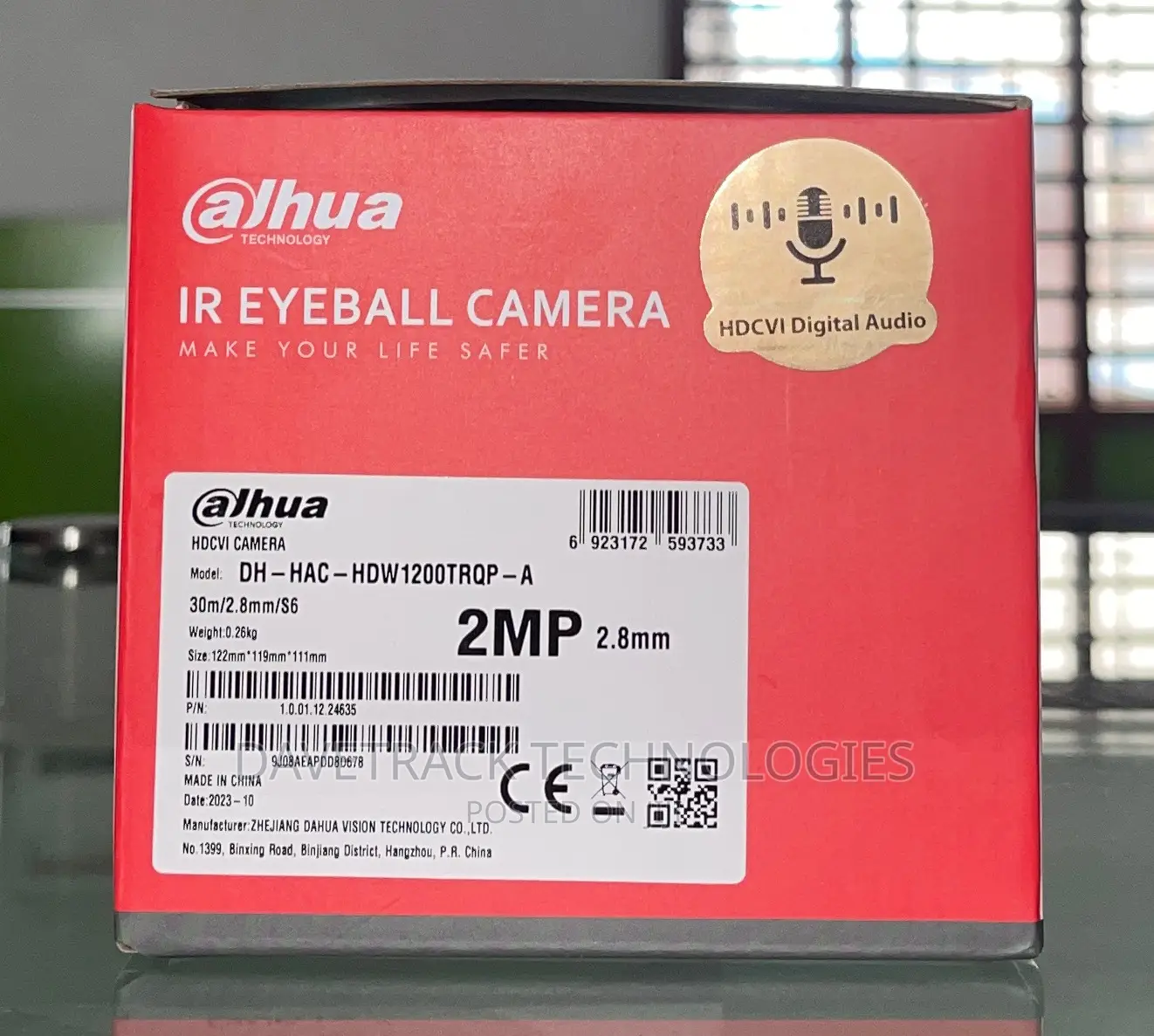 Dahua 2mp Analog Camera With Audio Indoor