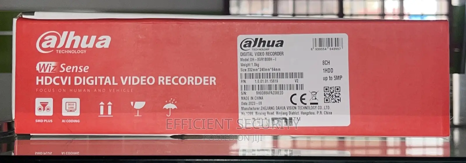 Dahua DVR 8channels Upto 5mp 1starter