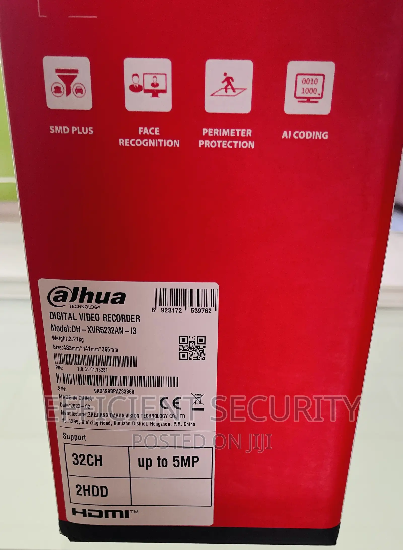 Dahua DVR 32channels Upto 5mp 2starter