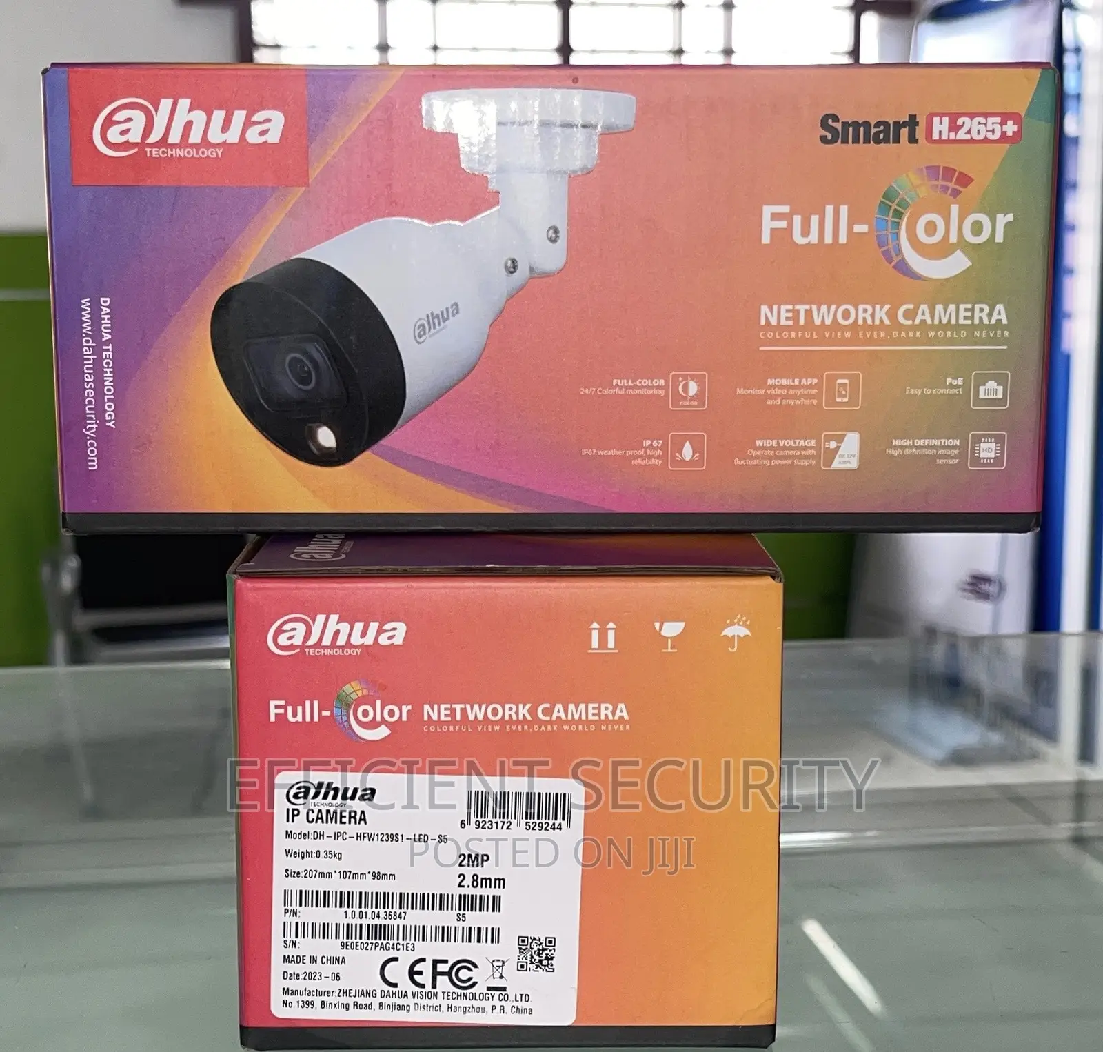 Dahua Full Color Network Camera, 2mp Outdoor