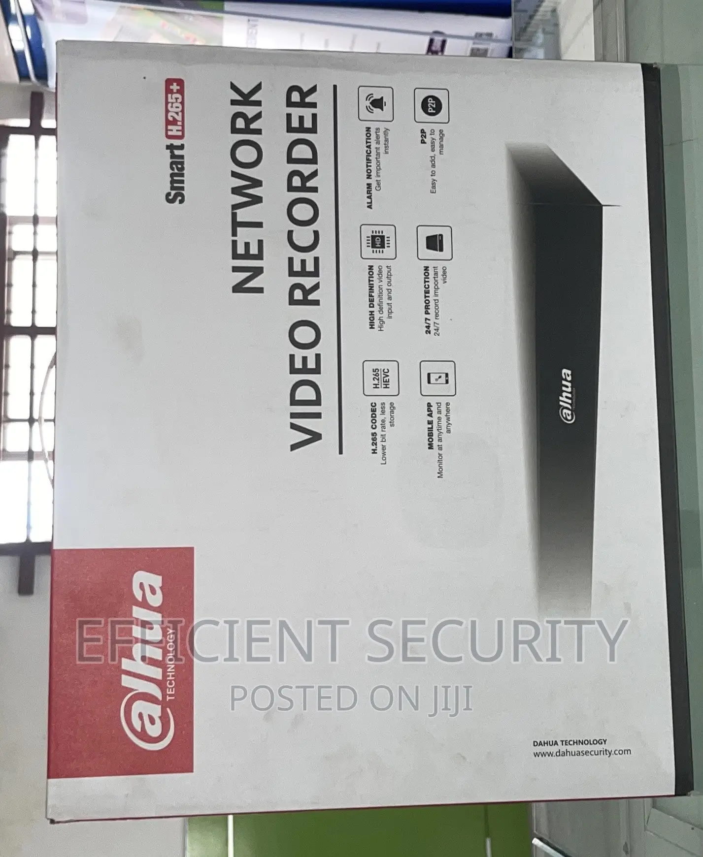 Dahua NVR 4channels With 4poe, 1starter