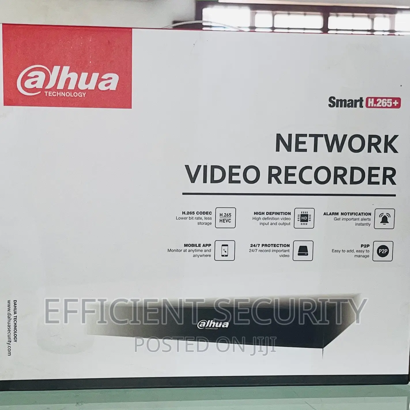 Dahua NVR 8channels With 8poe 1starter