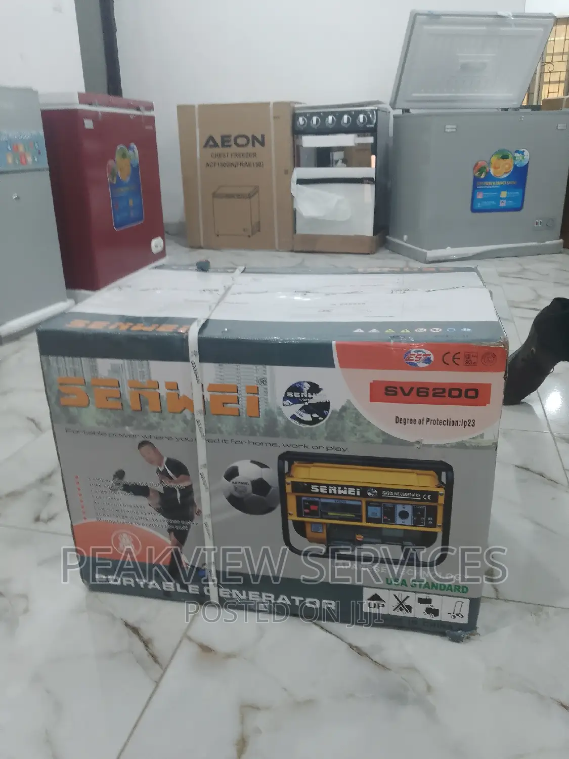 Senwei 4.5kva Sv6200 Manuel Generator
