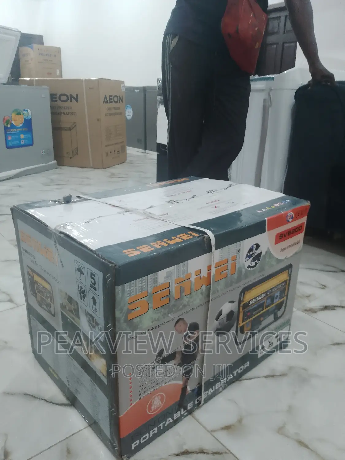 Senwei 4.5kva Sv6200 Manuel Generator