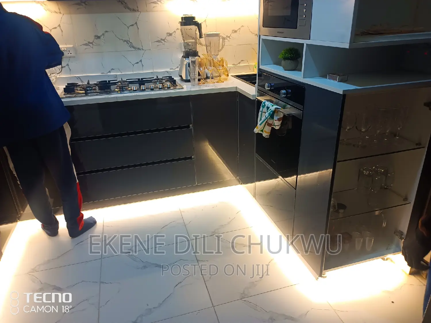 High Glossy Kitchen Cabinets
