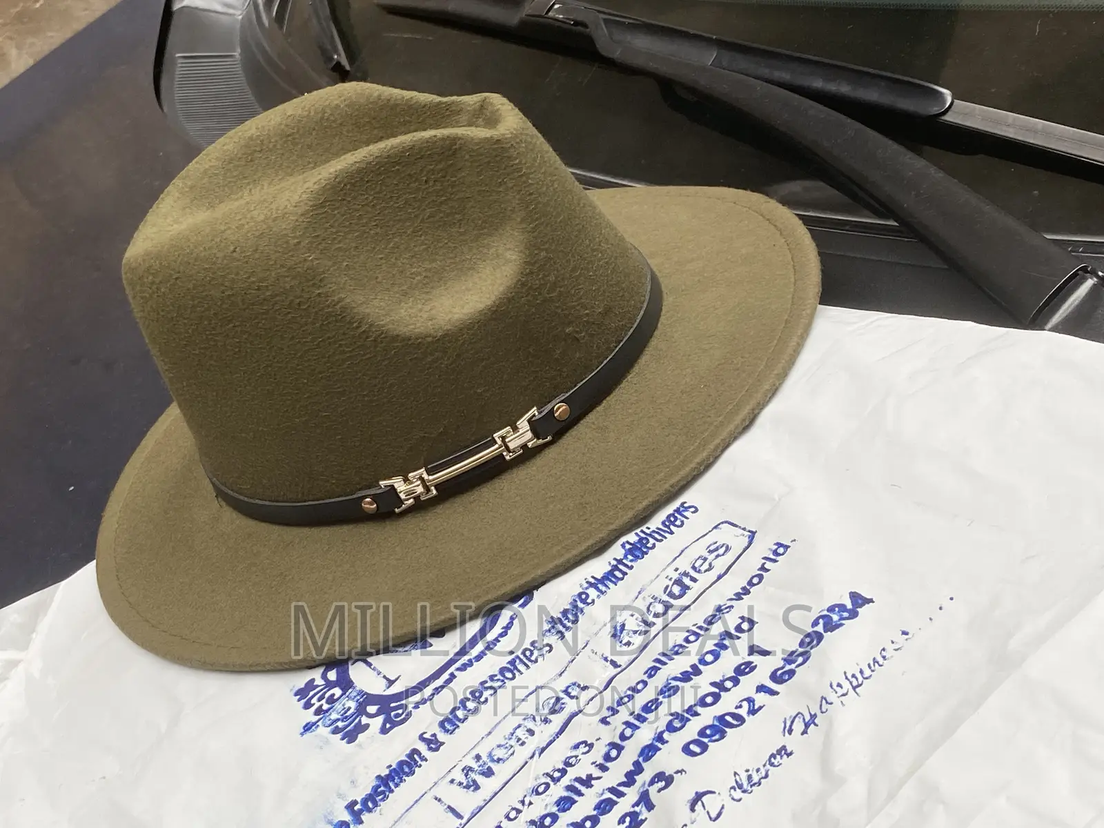 Ski Stylish Green Fedora Hat