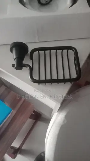 Black Toilet Soap Dish