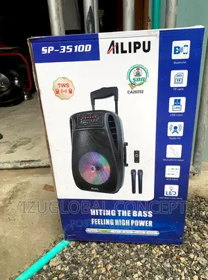 Photo - AILUPU 15"Inch Public Address System With Wireless Mic