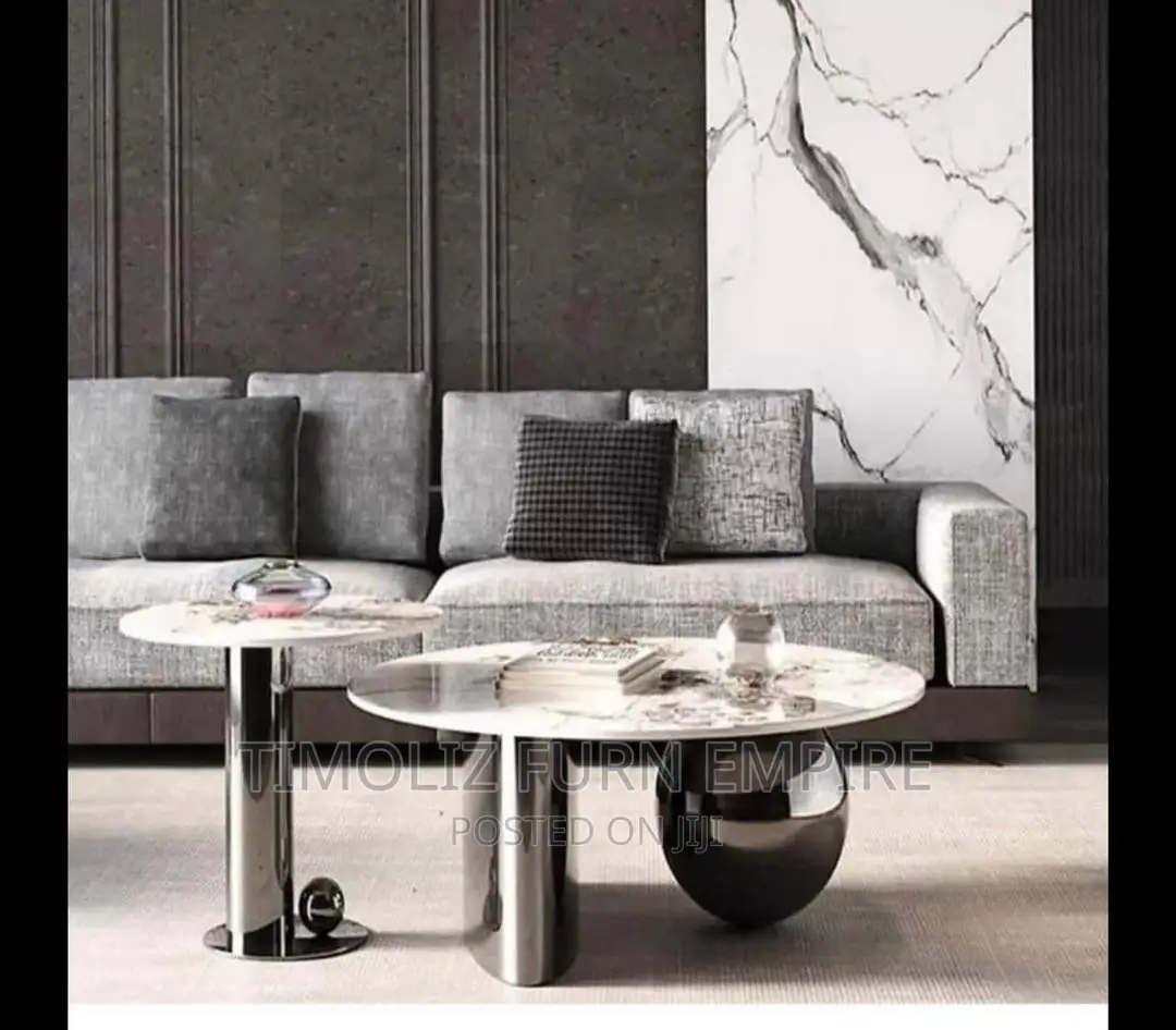 2 in 1 Luxury Marble Centre Table