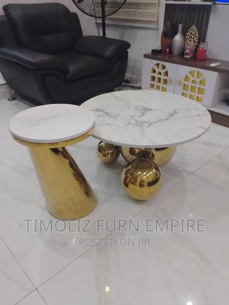 2 in 1 Marble Centre Table