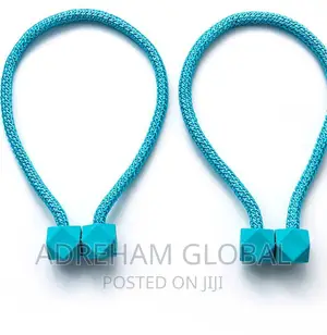 MAGNETIC  CURTAIN CLIP(2pc in a Pack) YELLOW, GOLD BLUE