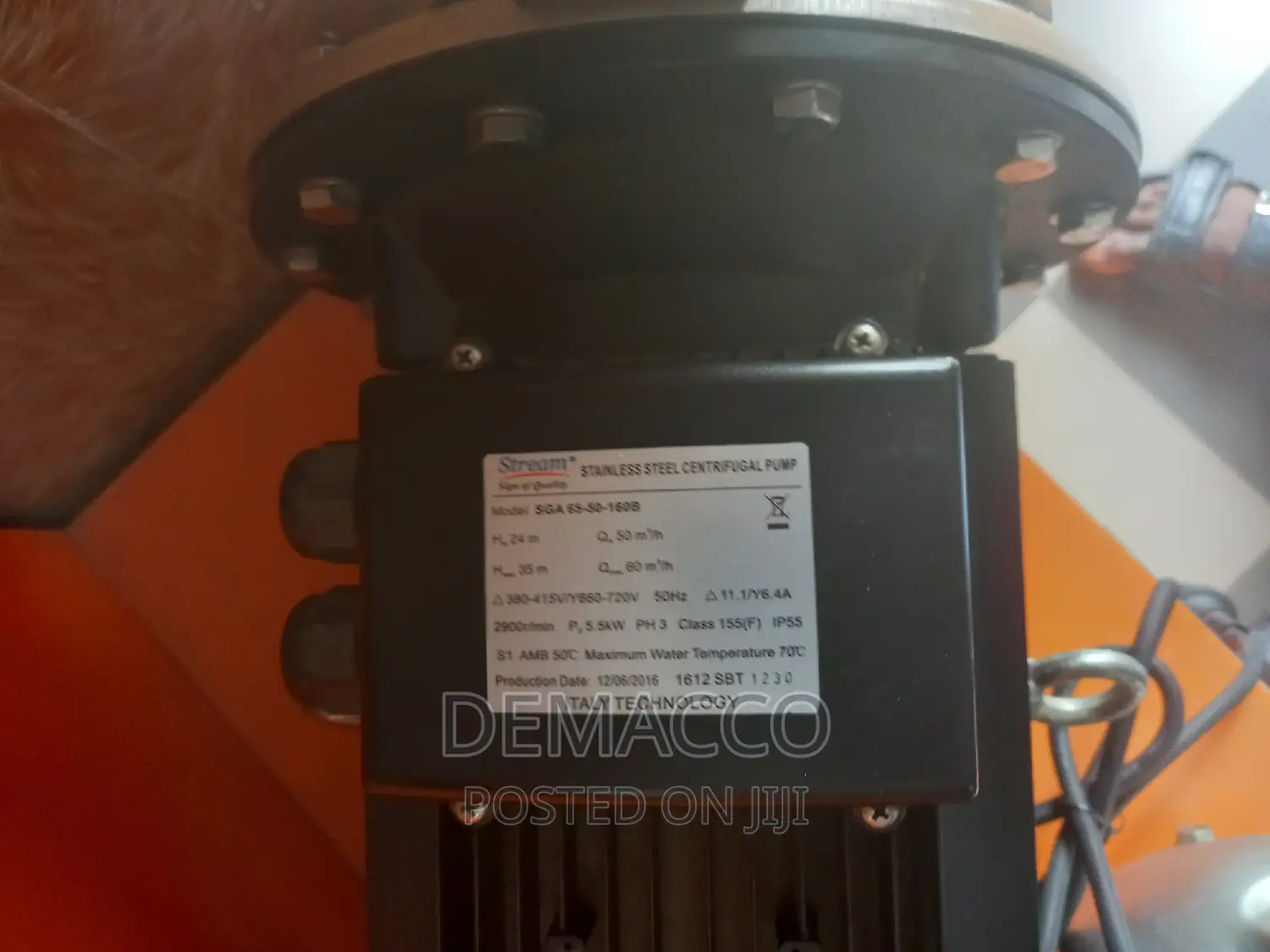 Stainless Surface Pump Machine 5.5kw