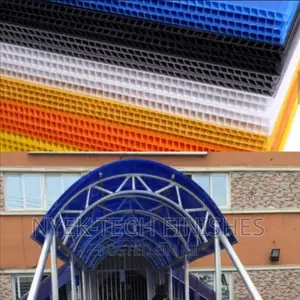 Polycarbonate Danpalon Skylightplastic Rain Sun Shade Canopy