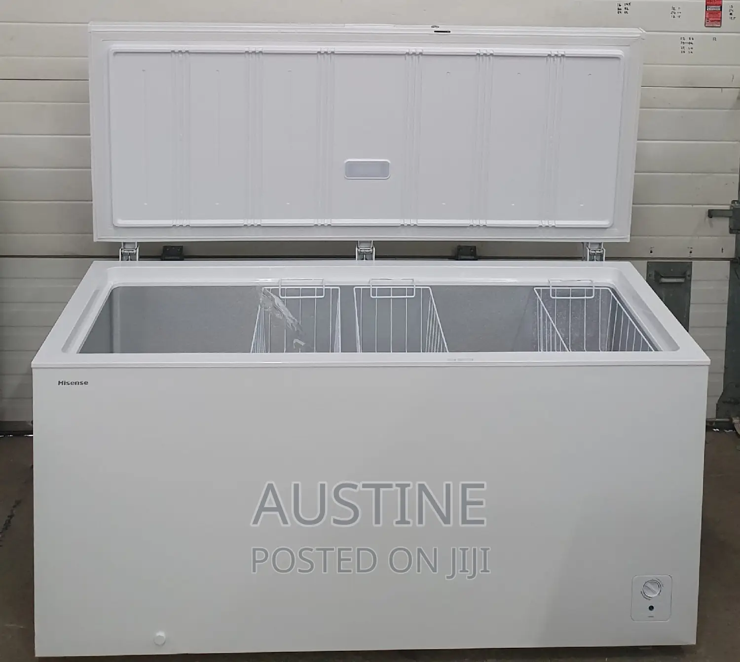 Brand New Hisense 500LITTER Chest Freezer>External>Silver>