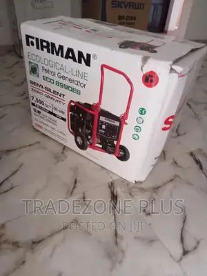 Original 7.5kva Firman Generator With Key+Tyre