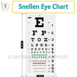 Scantrik Eye Chart Print Classic Snellen