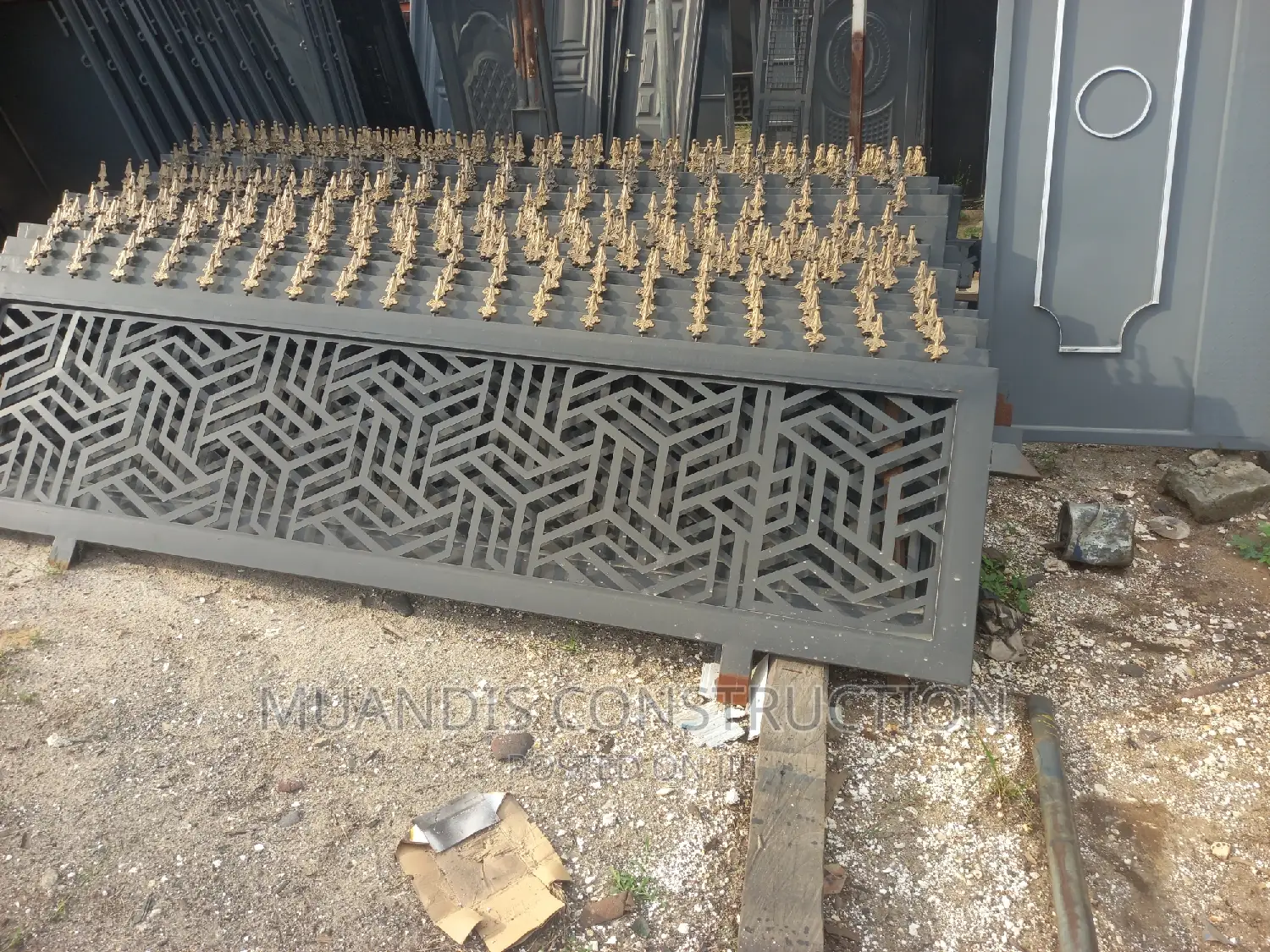 Fence Rails Laser Pattern