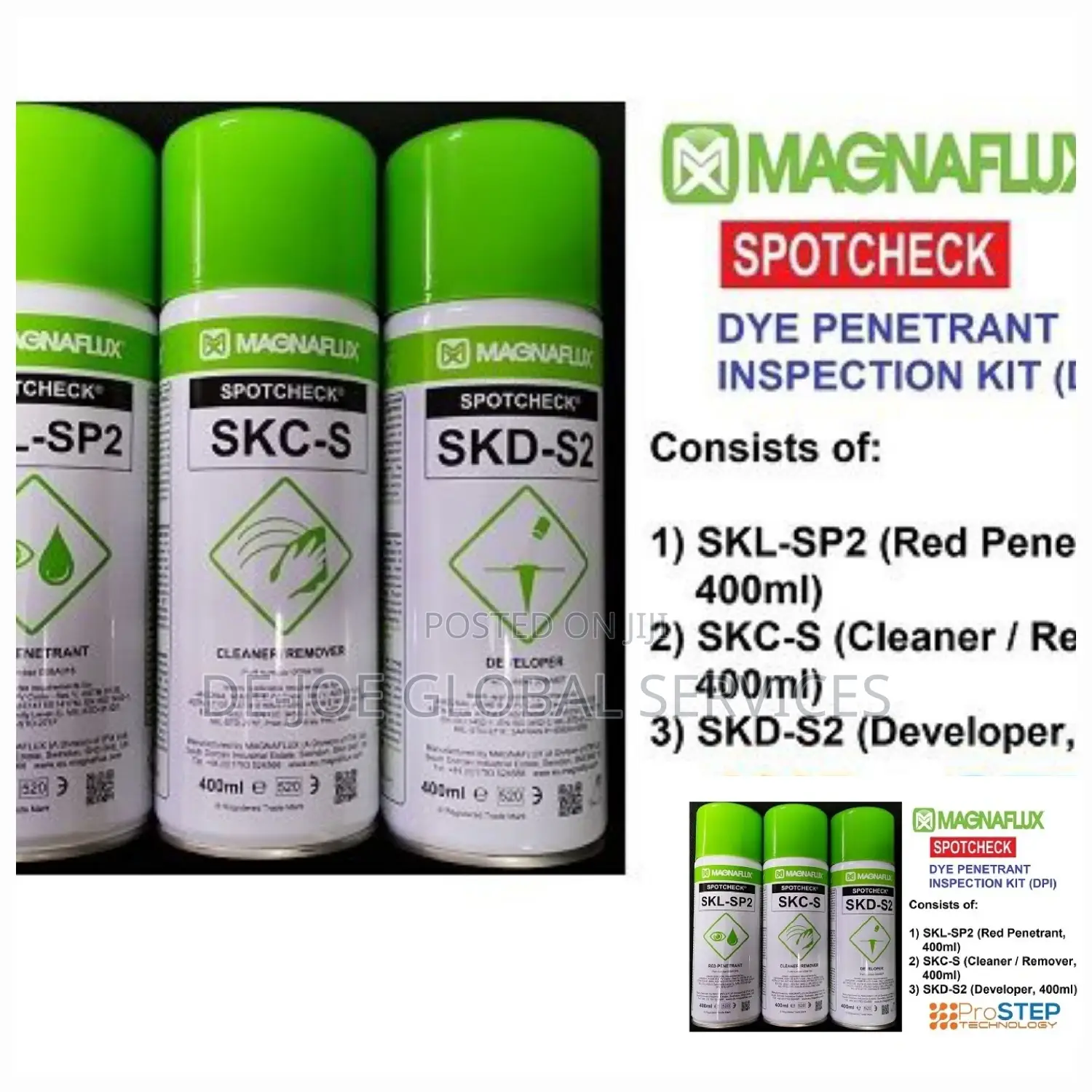 Magnaflux Spotcheck Non-Destructive Testing Penetrant KIT