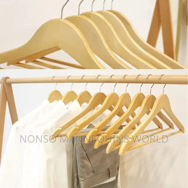 Basic Wooden Cloth Hangers